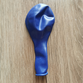 Gumový balón - TMAVOMODRÝ - 5 ks