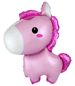 BABY koník ružový