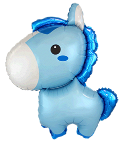 BABY koník modrý
